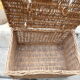Vintage wicker basket for poultry rabbit