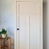 Antique Parisian bonnetière - Cream white - Panelled