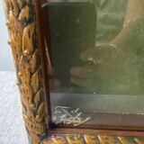 Wooden and glass wall display case