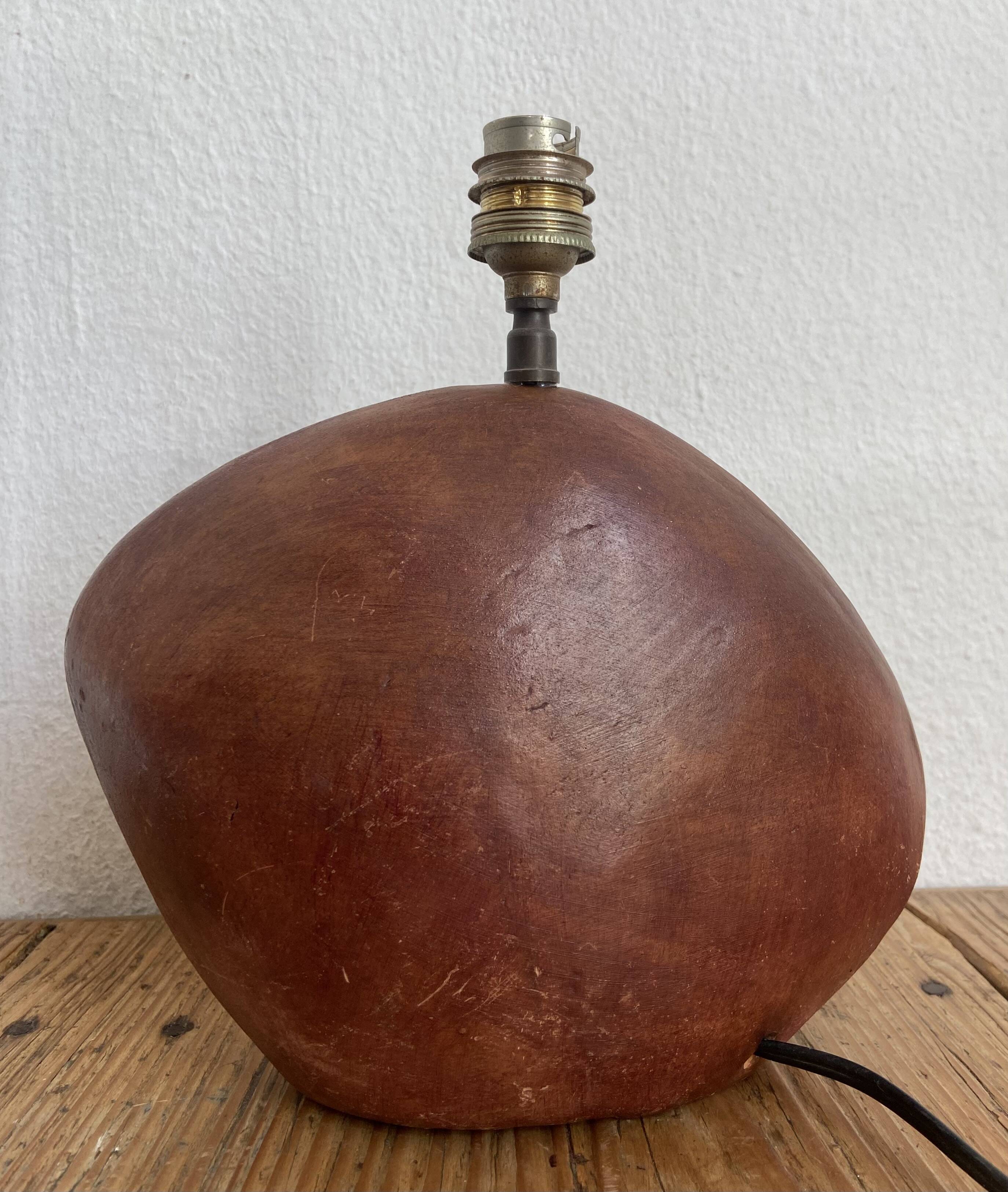 1960s ceramic lamp base
