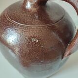 Glazed terracotta pitcher