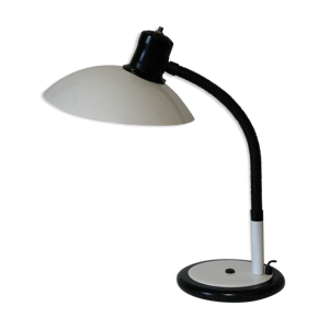Lampe de bureau soucoupe blanche