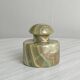 Green veined stone paperweight