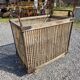 Ancient bakery cart made of rattan.
