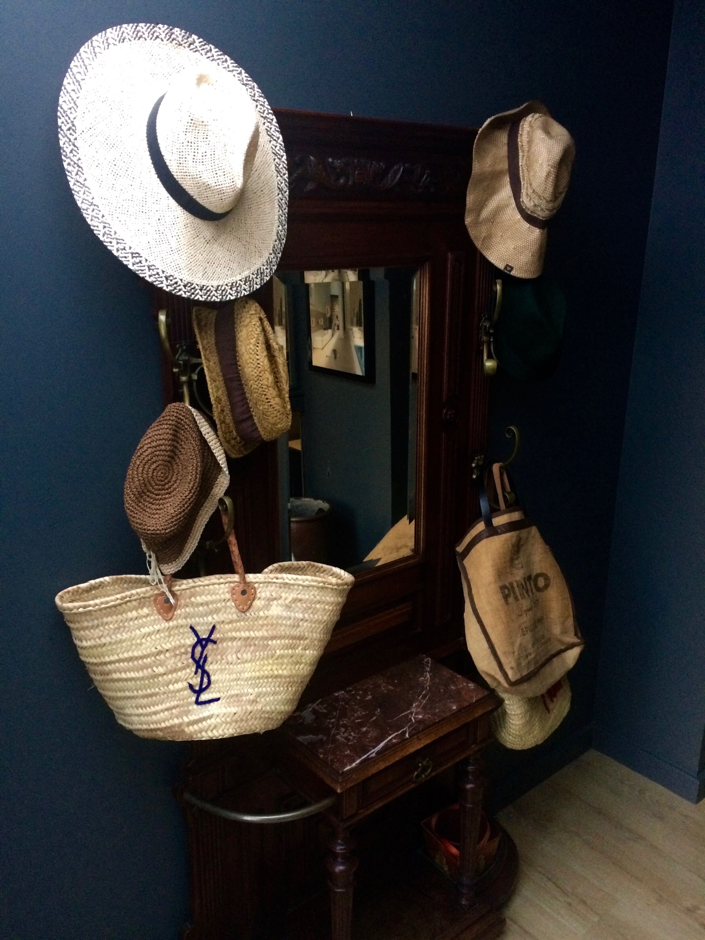Locker room, coat rack
