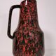 Ceramic drip glaze vase by Scheurich West Germany, 1960's