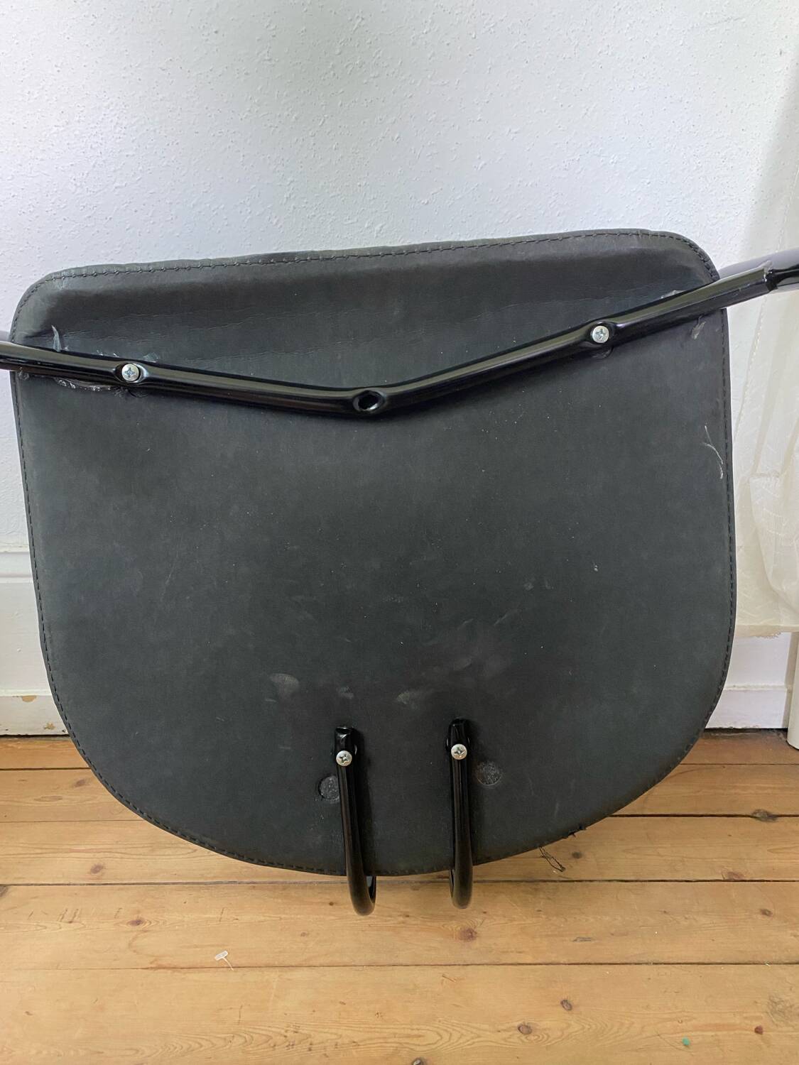 4 Effezeta chairs Italy tubular mid century vintage design 1980