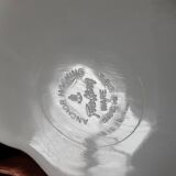 Plat à compartiments opaline