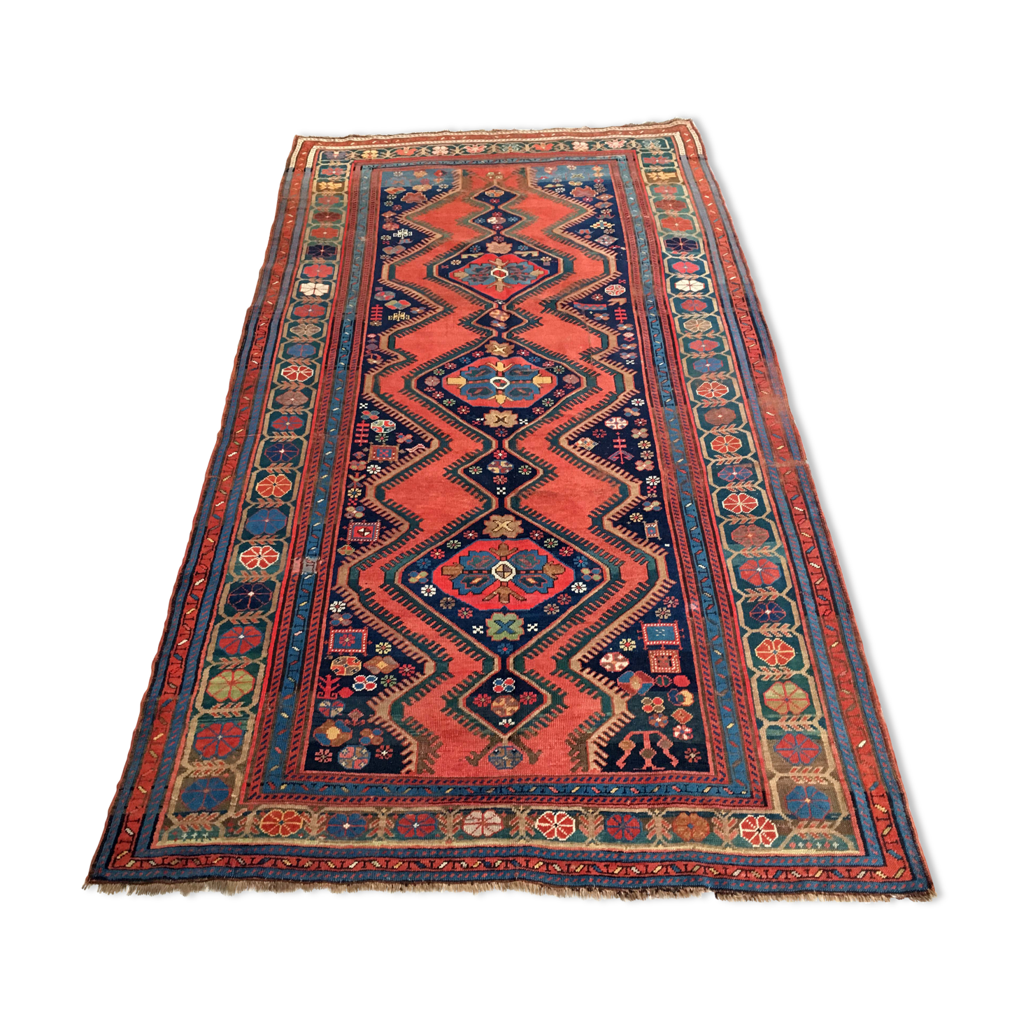 Mat East former Kazak 290 x 160 around 1900