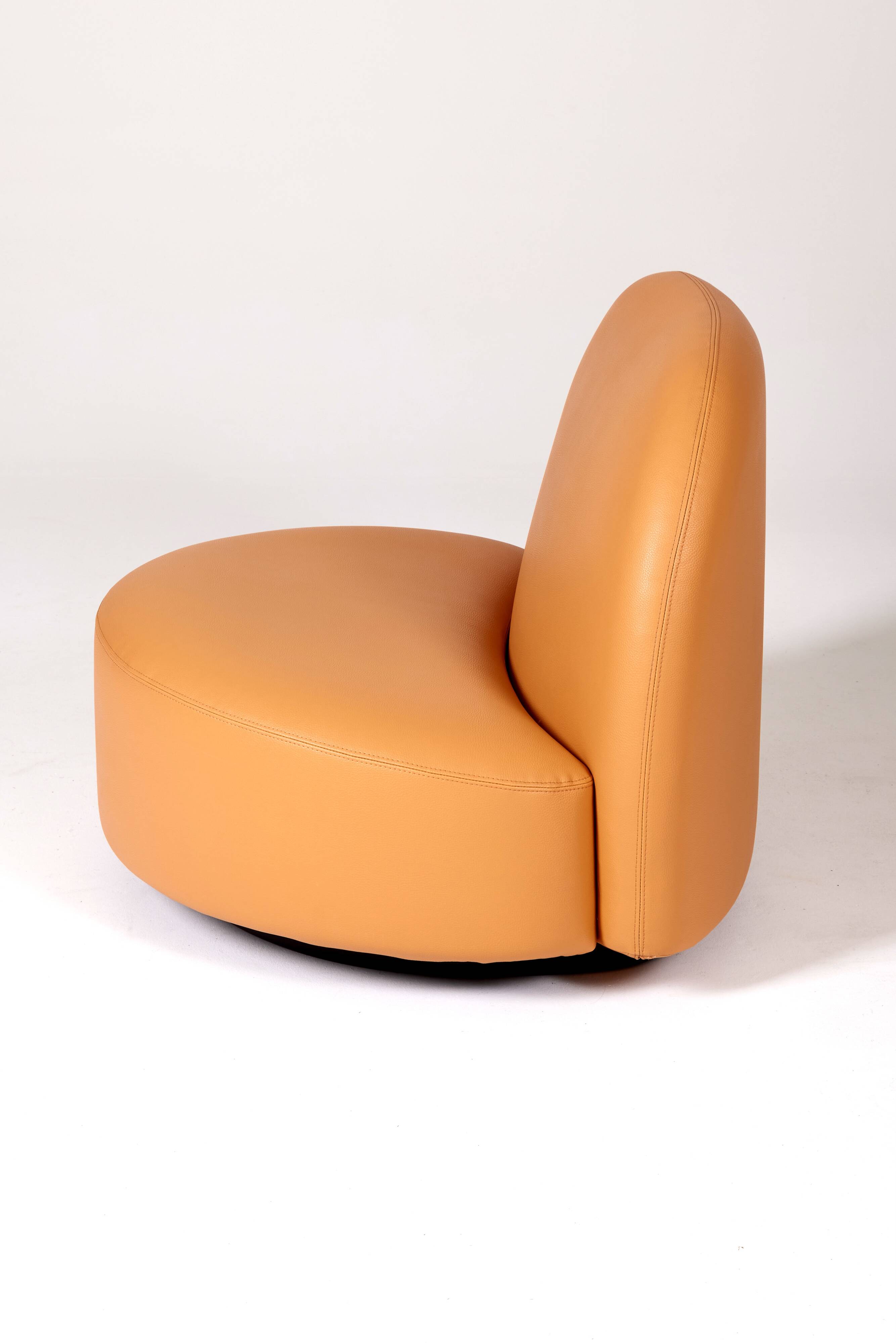 Fauteuil en cuir Elysée par Pierre Paulin édition Ligne Roset
