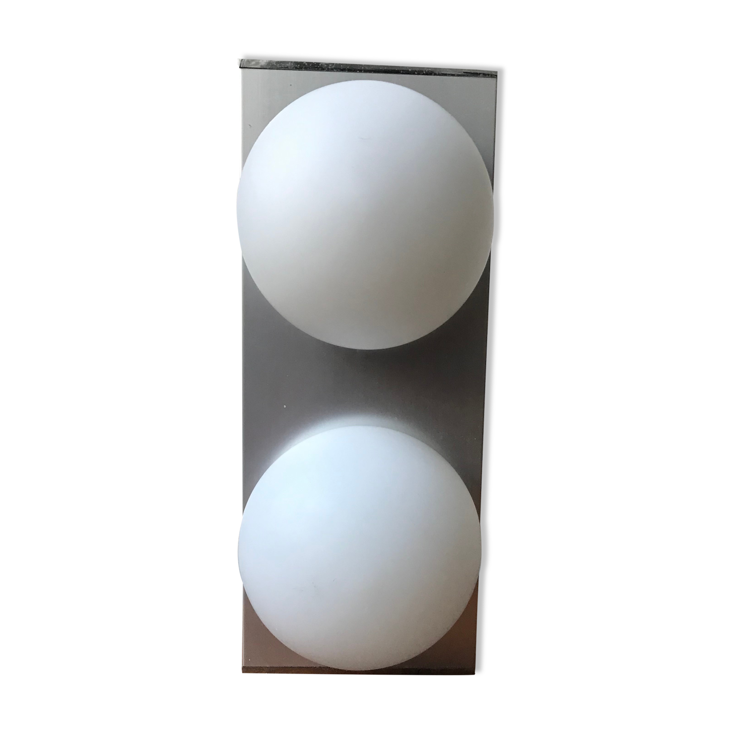 Vintage opaline wall lamp