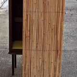 1950s wicker bar, height 108.5 cm