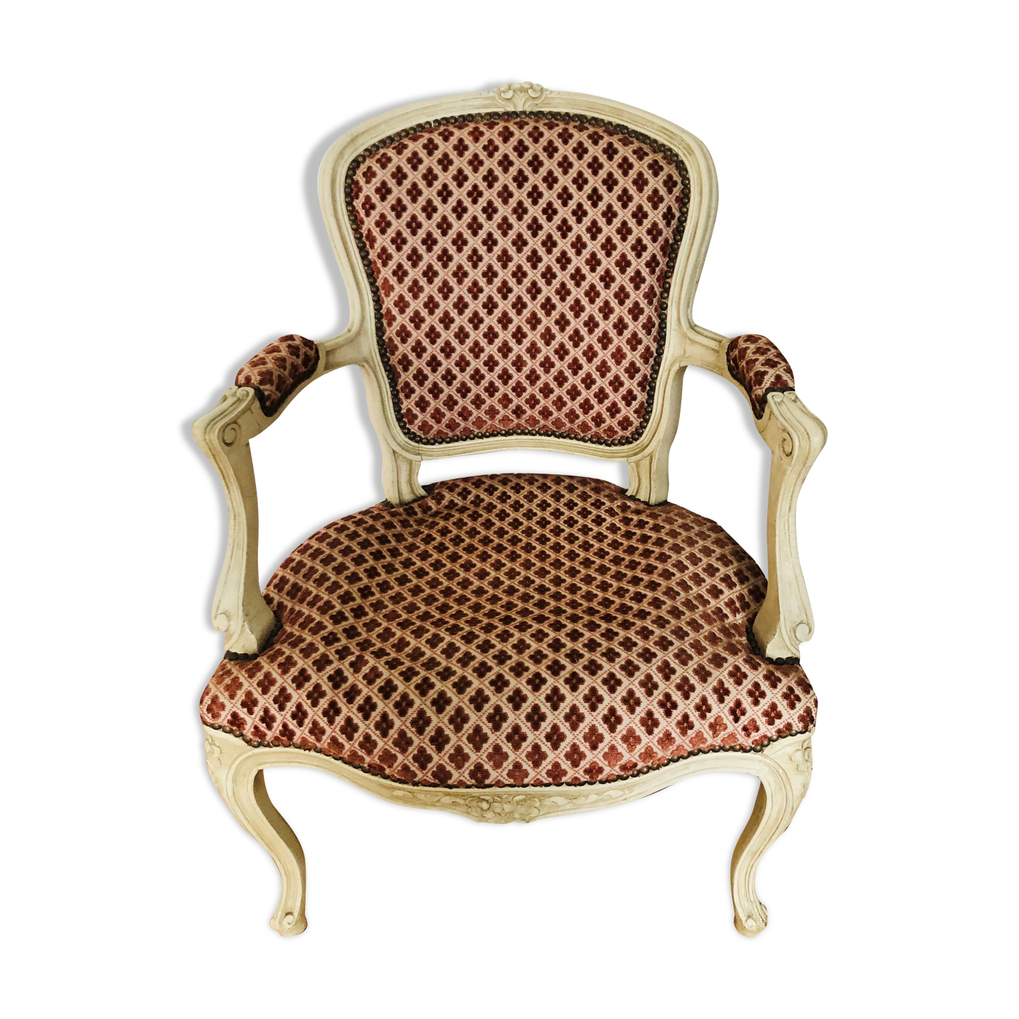 Louis XV style convertible armchair