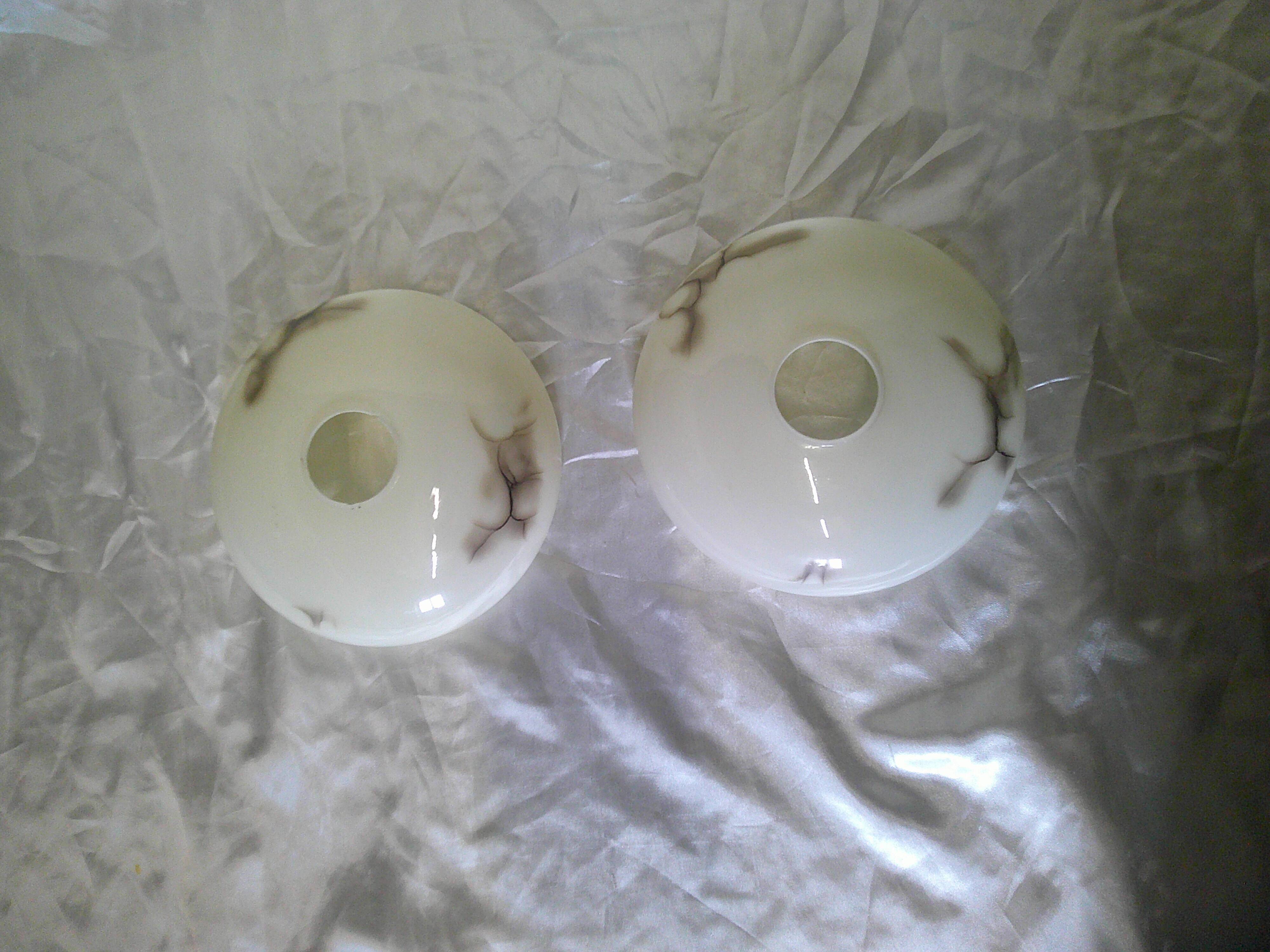 2 Art Deco lampshades