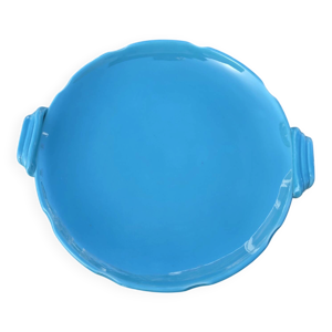 Grand Plat à Anses turquoise
