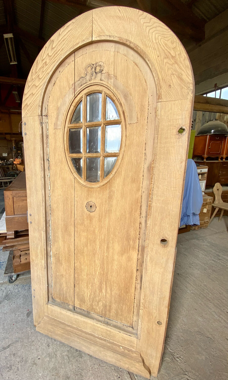 Porte décorative sablée