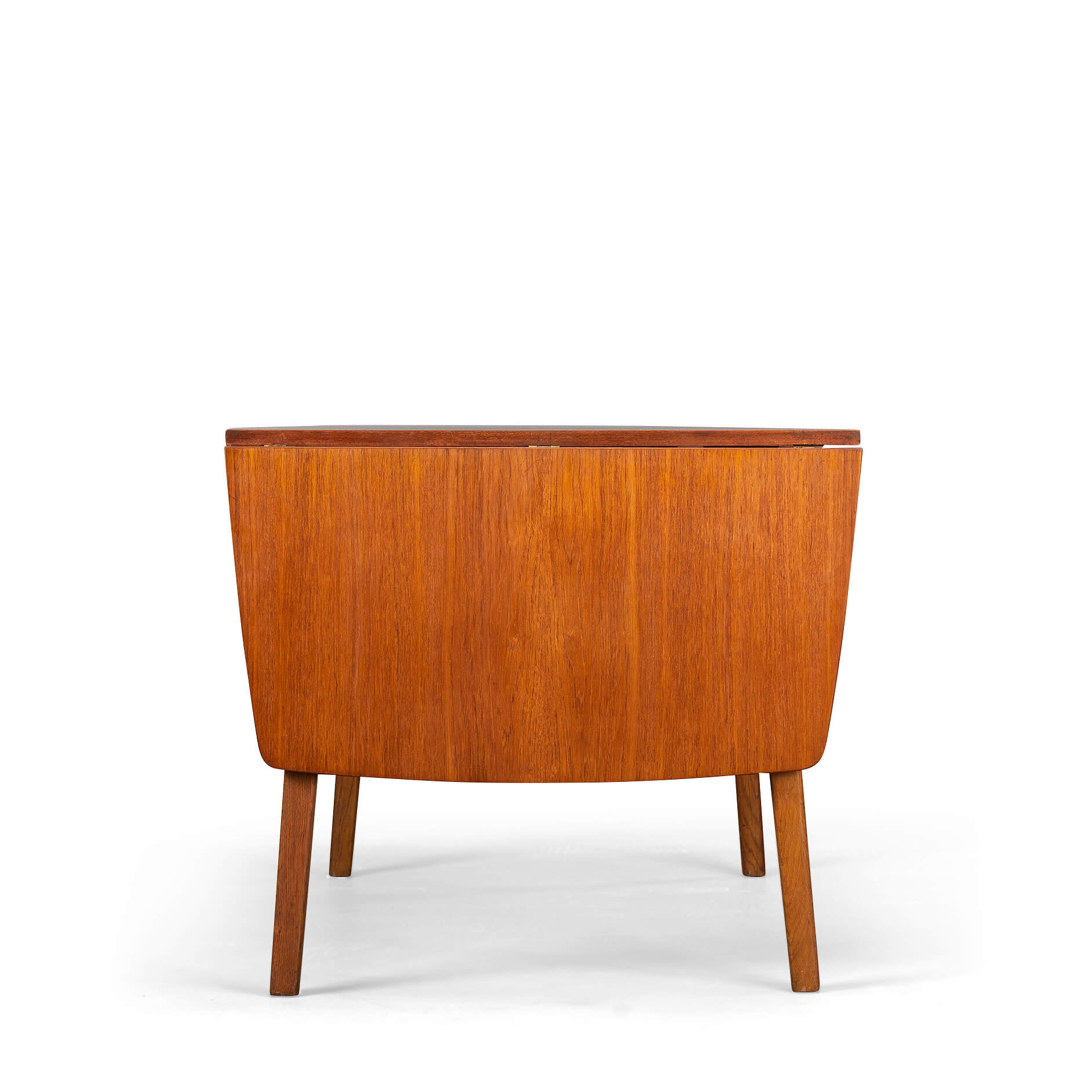 Danish design freestanding teak desk, 1960s