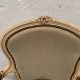 Pair of Louis XV style convertible in patinated beech XX century