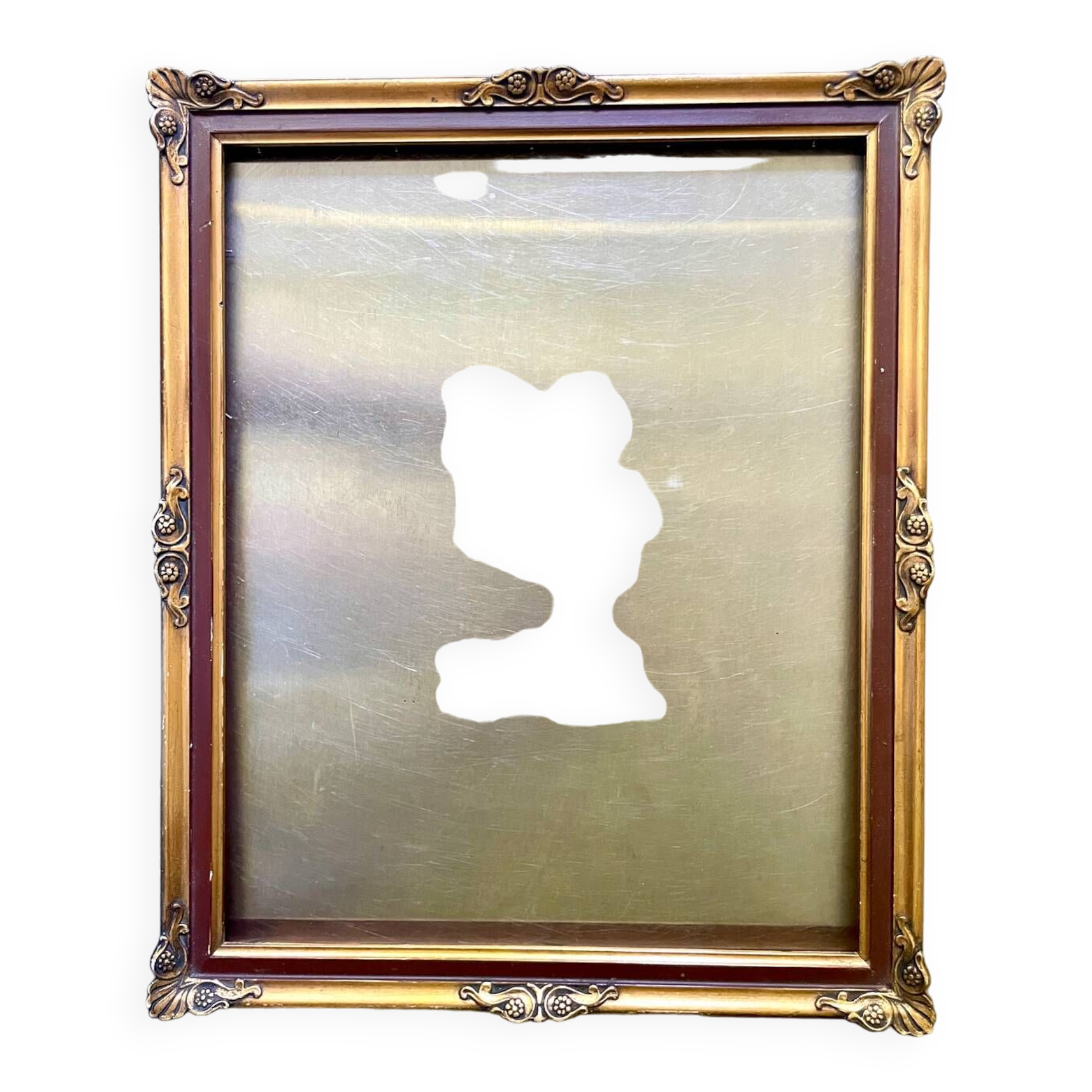 Antique Frame gilded wood 34 cm x 28 cm