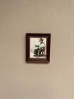 Original Swedish Oil on Canvas “Basket Weaving” Signed & Framed 27 × 33cm