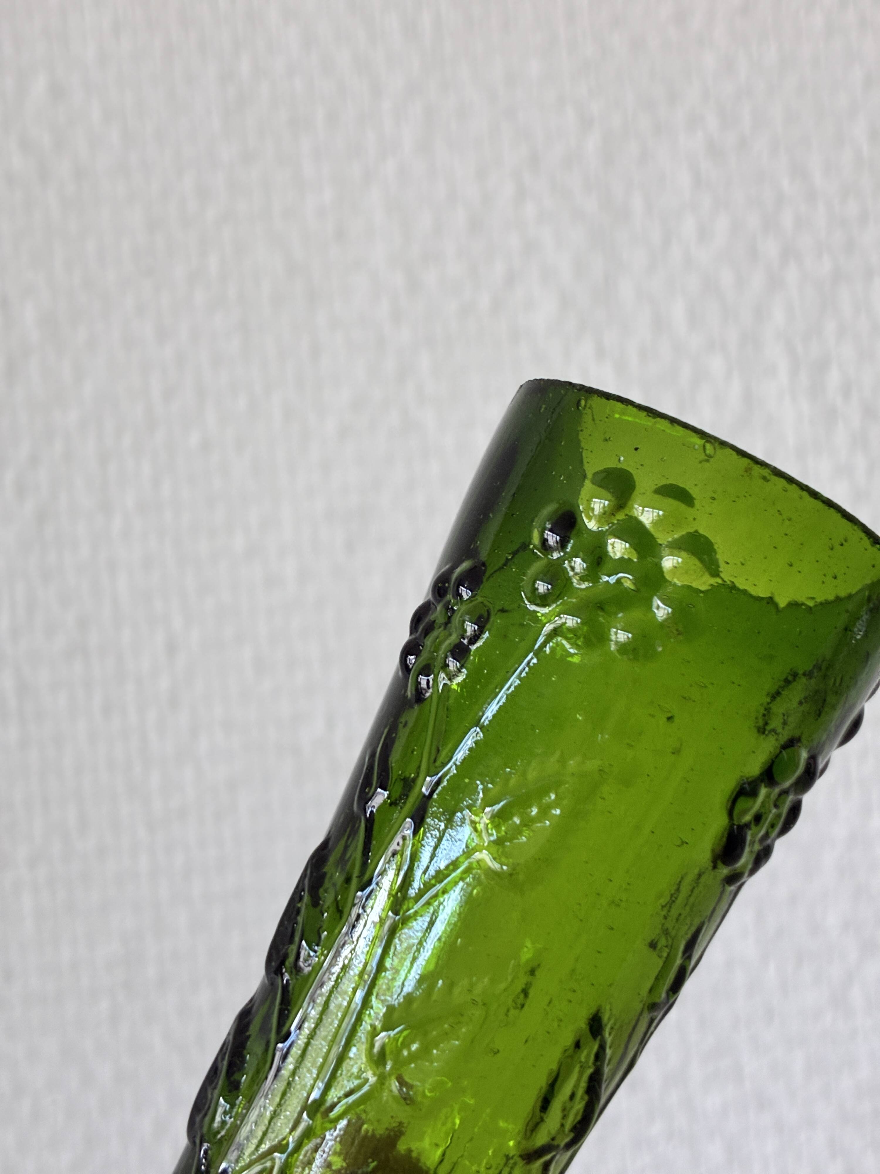 Vase soliflore vert olive