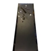 Mid Table / Console - Lacquered aluminium and black tinted glass - Italian design