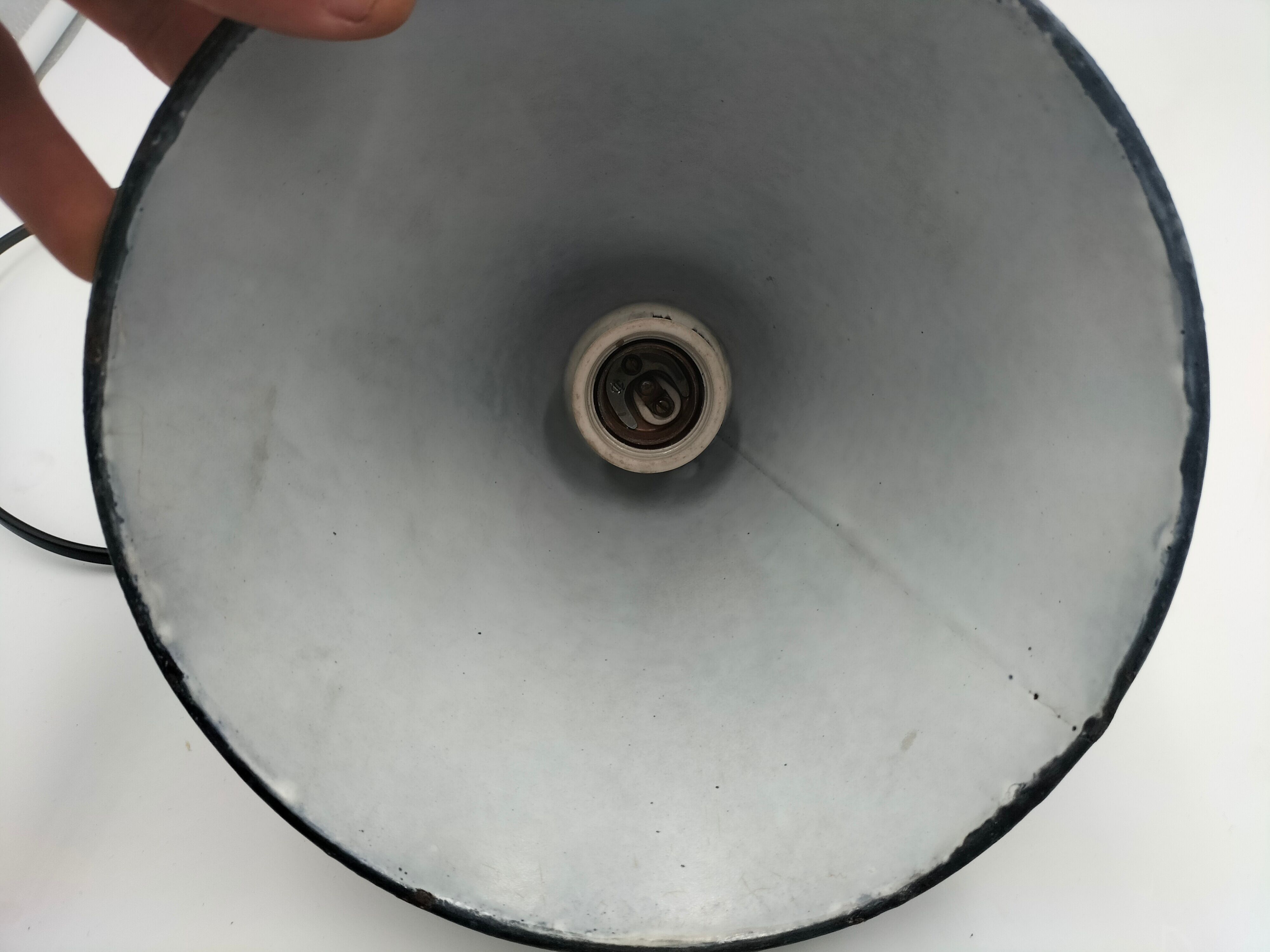 Industrial enamelled cone