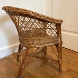 Wicker children's chair