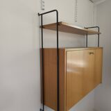 wall shelf unit secretary desk by Ernst Dieter Hilker for Omnia, 60s