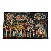 Tapestry "The Woodcutter" by Jean-Claude Bissery.