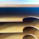 Two Wooden Office Mail Sorter