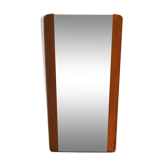Miroir scandinave en teck 79 x 35 cm