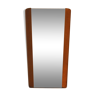 Scandinavian teak mirror 79 x 35 cm