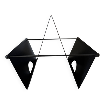 Share magazine rack 80s design Memphis Starck vinyl rack DJ Cassina Flos