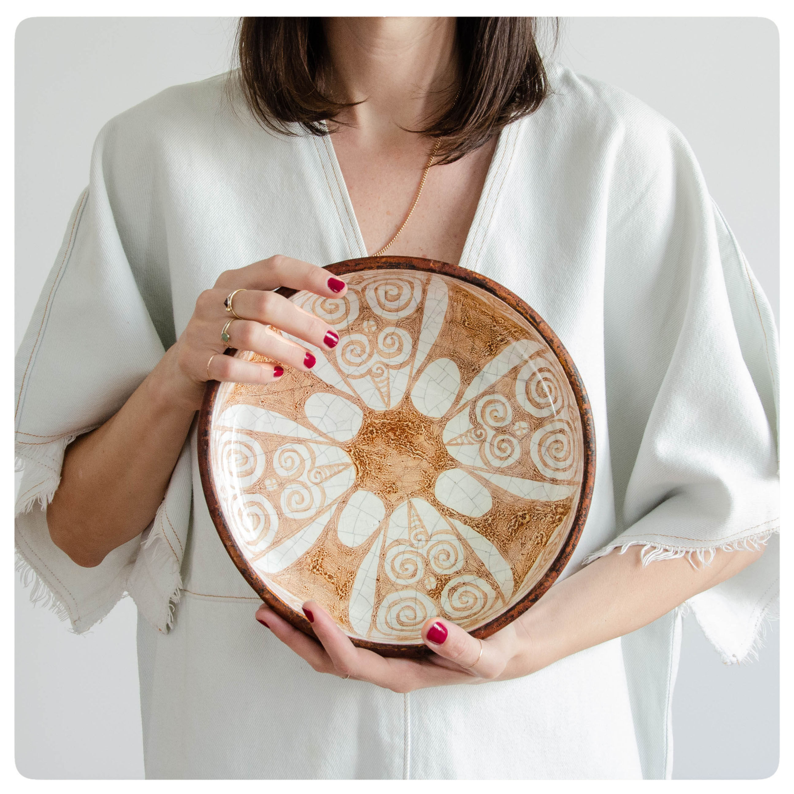 Leather sheathed cut