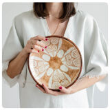 Leather sheathed cut