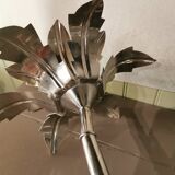 Nickel silver palm lamp