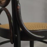 Chairs in bent beech and vienna straw, 1980