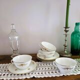 Set of 4 cups from the Chartres-sur-Cher earthenware factory