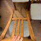Lot de 4 chaises vintage bois