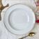 BAVARIA white and gold porcelain deep dish, "Annabell" model -