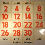 Perpetual calendar 60s