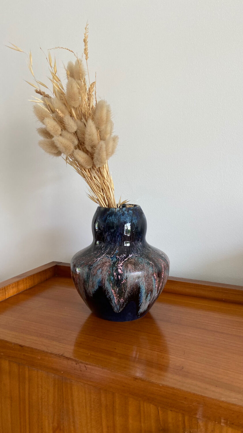 Art Deco glazed ceramic vase 1930