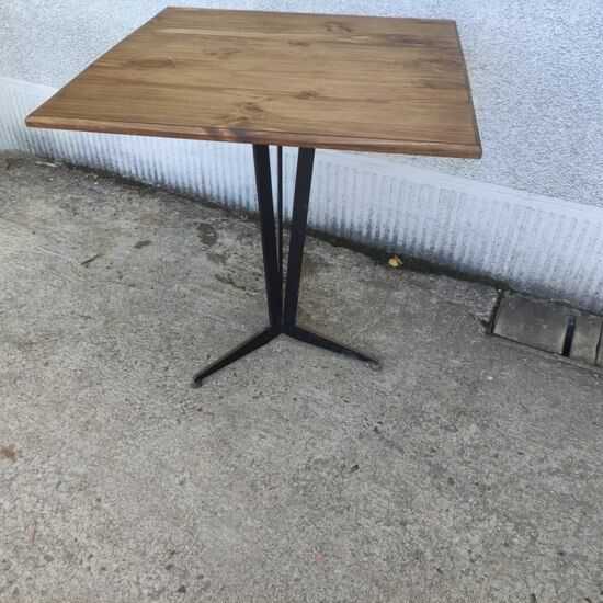 Square bistro table