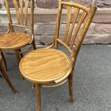 4 vintage bistro chairs