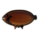 Sarreguemines fish barbotine dish 1970