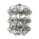 Lustre en verre et métal
