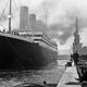 Photograph, "The Titanic Liner in Southampton Harbour," April 1912 / 15 x 15 cm