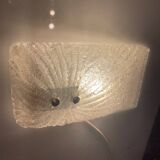 Large Murano Glass Sconces/ Flushmounts Set of 2