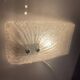 Large Murano Glass Sconces/ Flushmounts Set of 2
